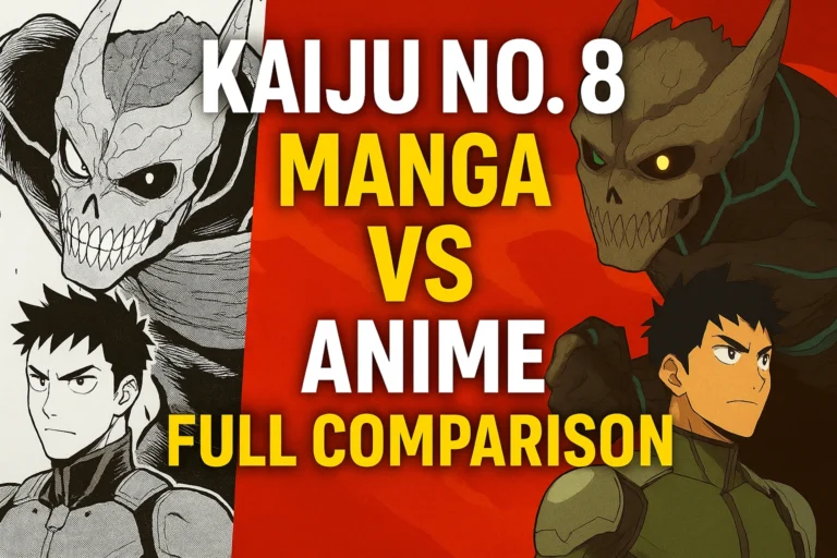 Kaiju No. 8 Manga vs Anime Full Comparison