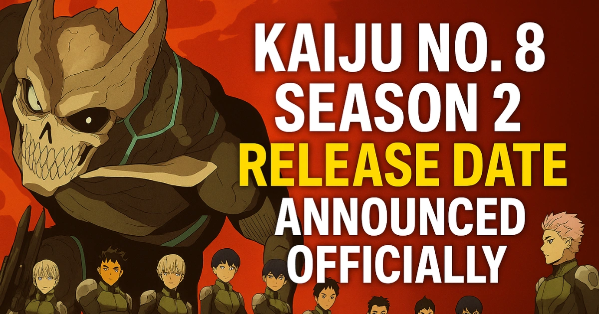 Kaiju No. 8 Season 2 Release Date Announced